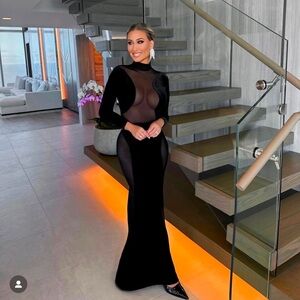 Velvet Black Dress 🖤